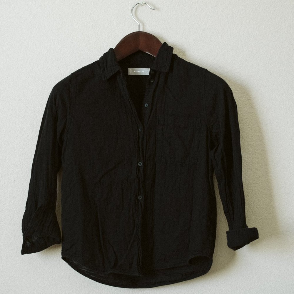 Everlane Shrunken Cotton Shirt